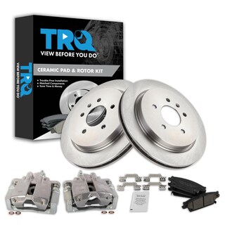 Foto 1 | Kit De Pastillas De Freno Y Rotor Trq Rear Ceramic Para Cadillac Cts Sts - Venta Internacional.