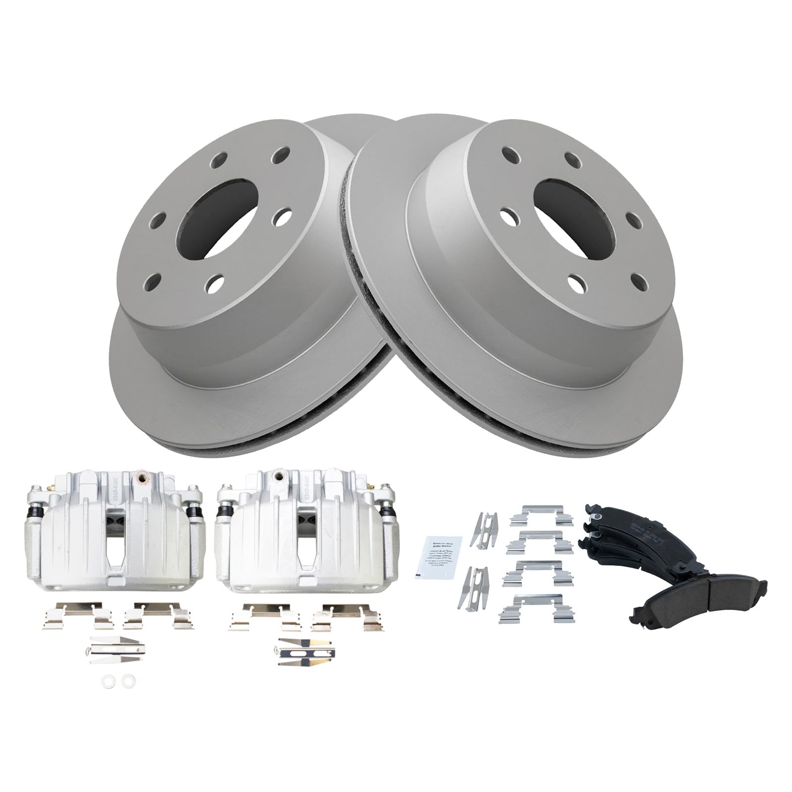 Foto 3 pulgar | Kit De Pastillas De Freno Y Rotor Trasero Trq Para Chevrolet 2000-2002 Gmc 2002 - Venta Internacional.