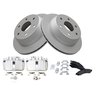 Foto 2 | Kit De Pastillas De Freno Y Rotor Trasero Trq Para Chevrolet 2000-2002 Gmc 2002 - Venta Internacional.
