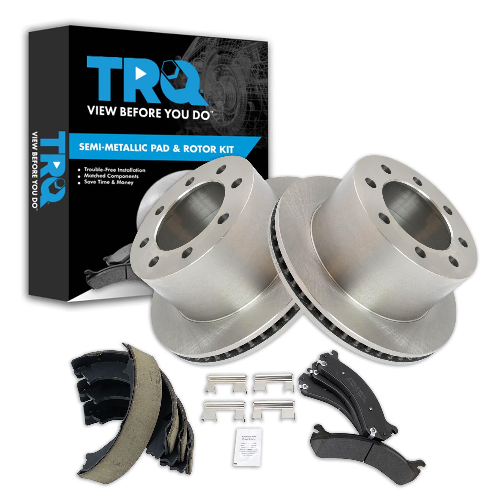 Foto 2 pulgar | Kit De Pastillas De Freno Y Rotor Trq Trasero Para Chevrolet 2001-2010 - Venta Internacional.
