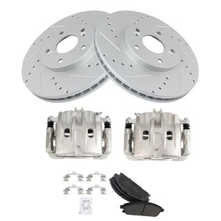Foto 2 | Kit De Pastillas Y Rotor De Freno Trq Front Performance Acura Mdx 03-06 - Venta Internacional.