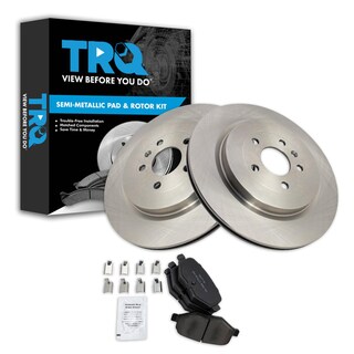 Foto 1 | Kit De Pastillas De Freno Y Rotor Trasero Trq Semimetálico Para Ford - Venta Internacional.