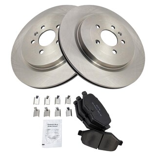 Foto 2 | Kit De Pastillas De Freno Y Rotor Trasero Trq Semimetálico Para Ford - Venta Internacional.