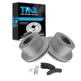 Foto 1 | Kit De Pastillas De Freno Y Rotor Trasero Trq Para Chevrolet Gmc 11-19 - Venta Internacional.