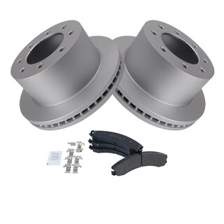 Foto 2 | Kit De Pastillas De Freno Y Rotor Trasero Trq Para Chevrolet Gmc 11-19 - Venta Internacional.