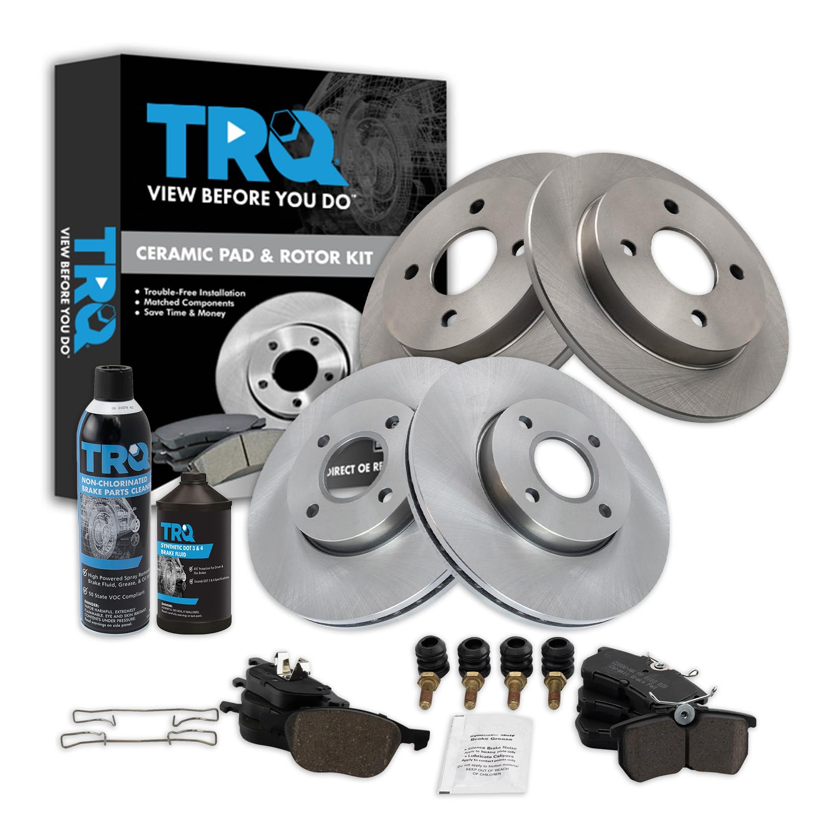 Foto 2 pulgar | Kit De Pastillas De Freno Y Rotor Trq Ceramic Para Ford Focus 2005-2007 - Venta Internacional.