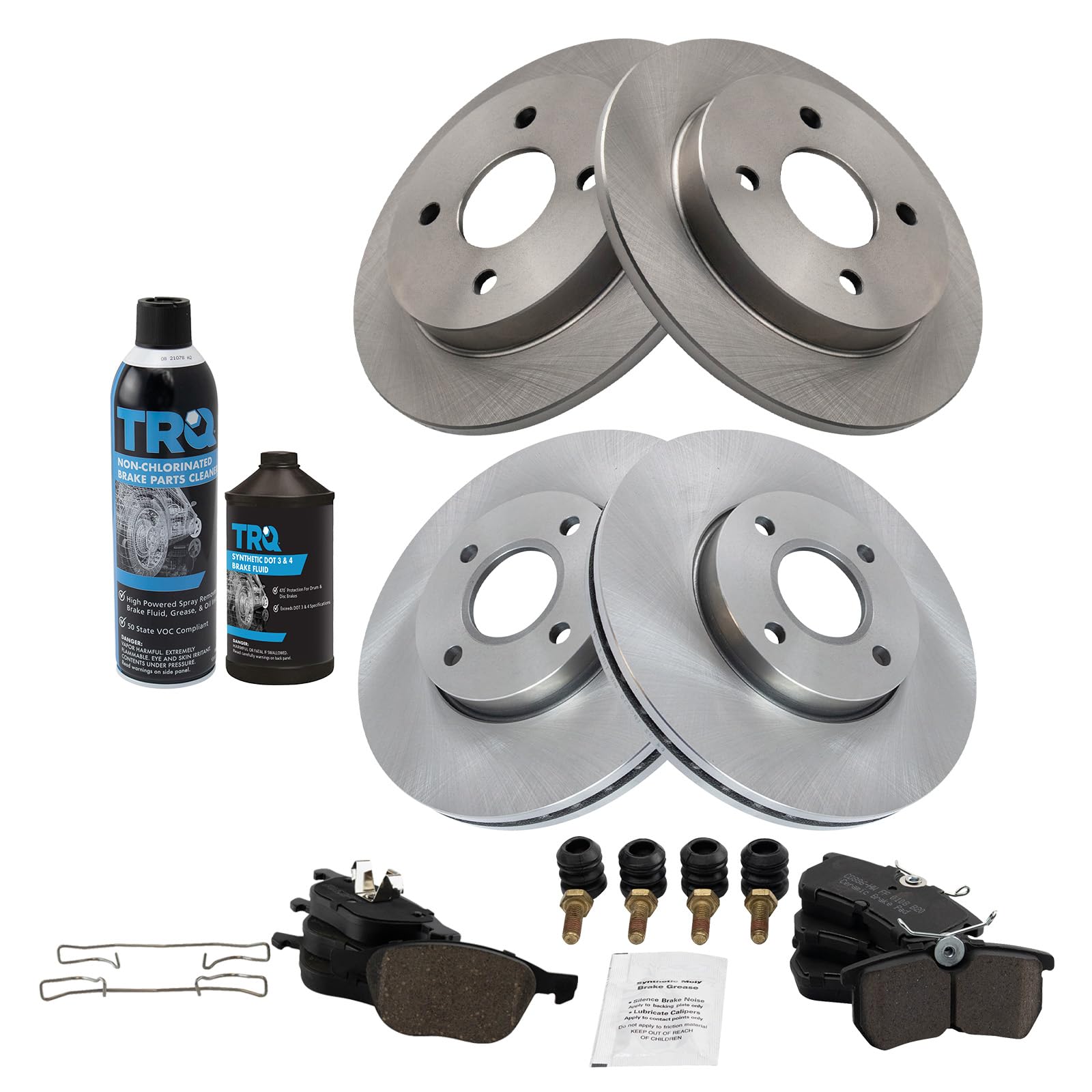 Foto 3 pulgar | Kit De Pastillas De Freno Y Rotor Trq Ceramic Para Ford Focus 2005-2007 - Venta Internacional.