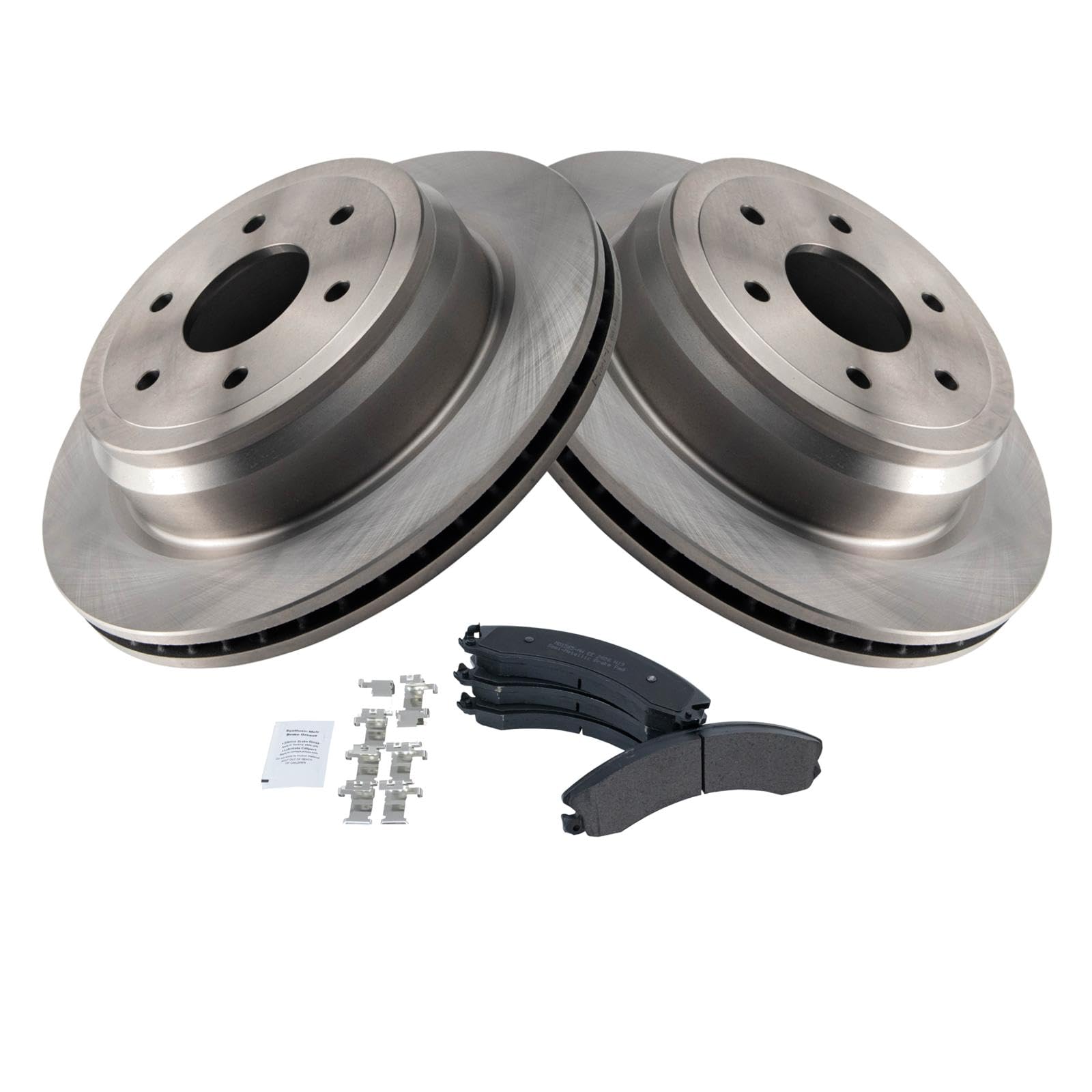 Foto 3 pulgar | Kit De Pastillas De Freno Y Rotor Trq Trasero Semimetálico Para Nissan Titan Xd - Venta Internacional.
