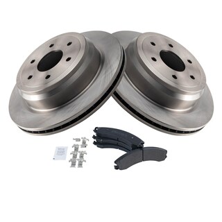 Foto 2 | Kit De Pastillas De Freno Y Rotor Trq Trasero Semimetálico Para Nissan Titan Xd - Venta Internacional.