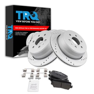 Foto 1 | Kit De Pastillas De Freno Y Rotor Trq Rear Performance Para Chevrolet - Venta Internacional.