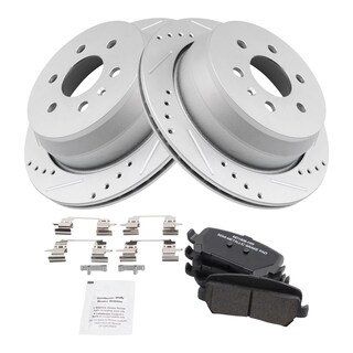 Foto 2 | Kit De Pastillas De Freno Y Rotor Trq Rear Performance Para Chevrolet - Venta Internacional.