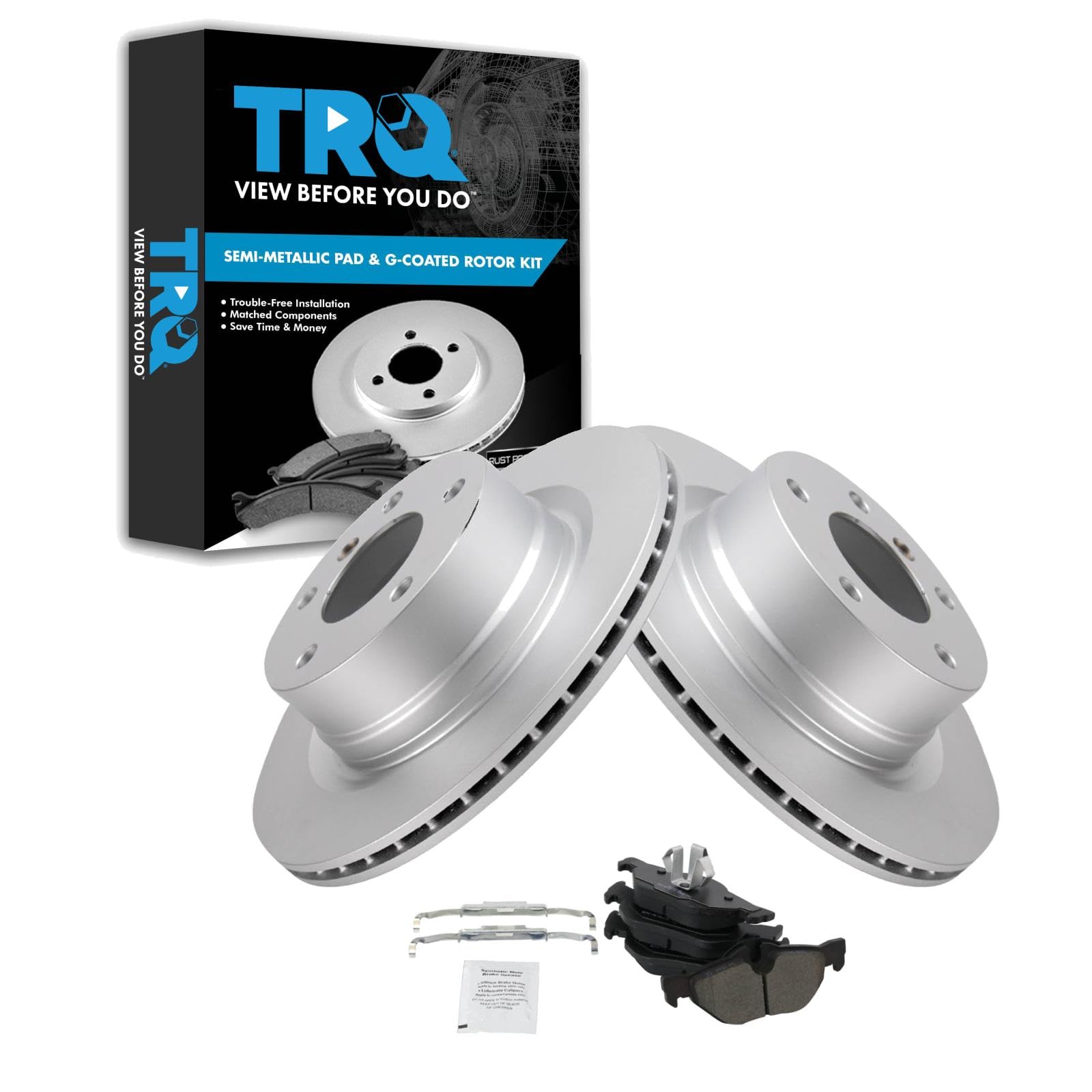 Foto 2 pulgar | Kit De Pastillas De Freno Y Rotor Trq Trasero Para Bmw 128i 2009-2013 - Venta Internacional.