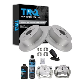 Foto 1 | Kit De Pastillas De Freno Y Rotor Trasero Trq Compatible Con Subaru 2012-2019 - Venta Internacional.