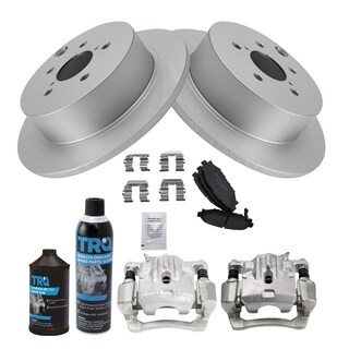 Foto 2 | Kit De Pastillas De Freno Y Rotor Trasero Trq Compatible Con Subaru 2012-2019 - Venta Internacional.