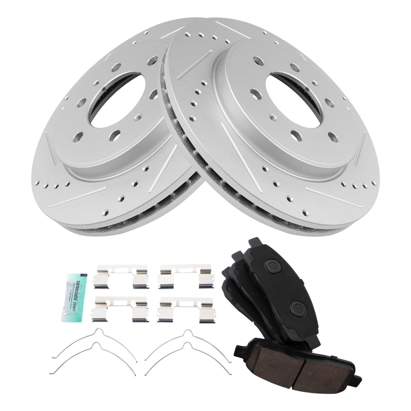Foto 2 pulgar | Kit De Pastillas De Freno Y Rotor Trq Front Performance Para La F-150 2009 - Venta Internacional.
