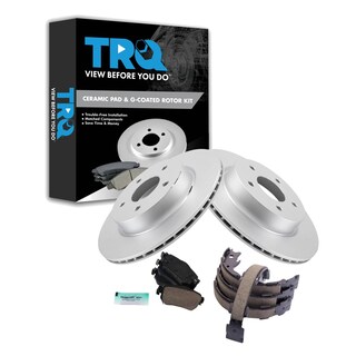 Foto 1 | Kit De Pastillas De Freno Y Rotor Trasero Trq Compatible Con Nissan Leaf 2018-2019 - Venta Internacional.