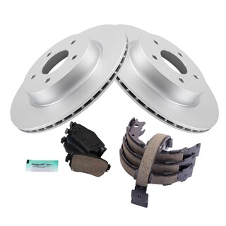 Foto 2 | Kit De Pastillas De Freno Y Rotor Trasero Trq Compatible Con Nissan Leaf 2018-2019 - Venta Internacional.