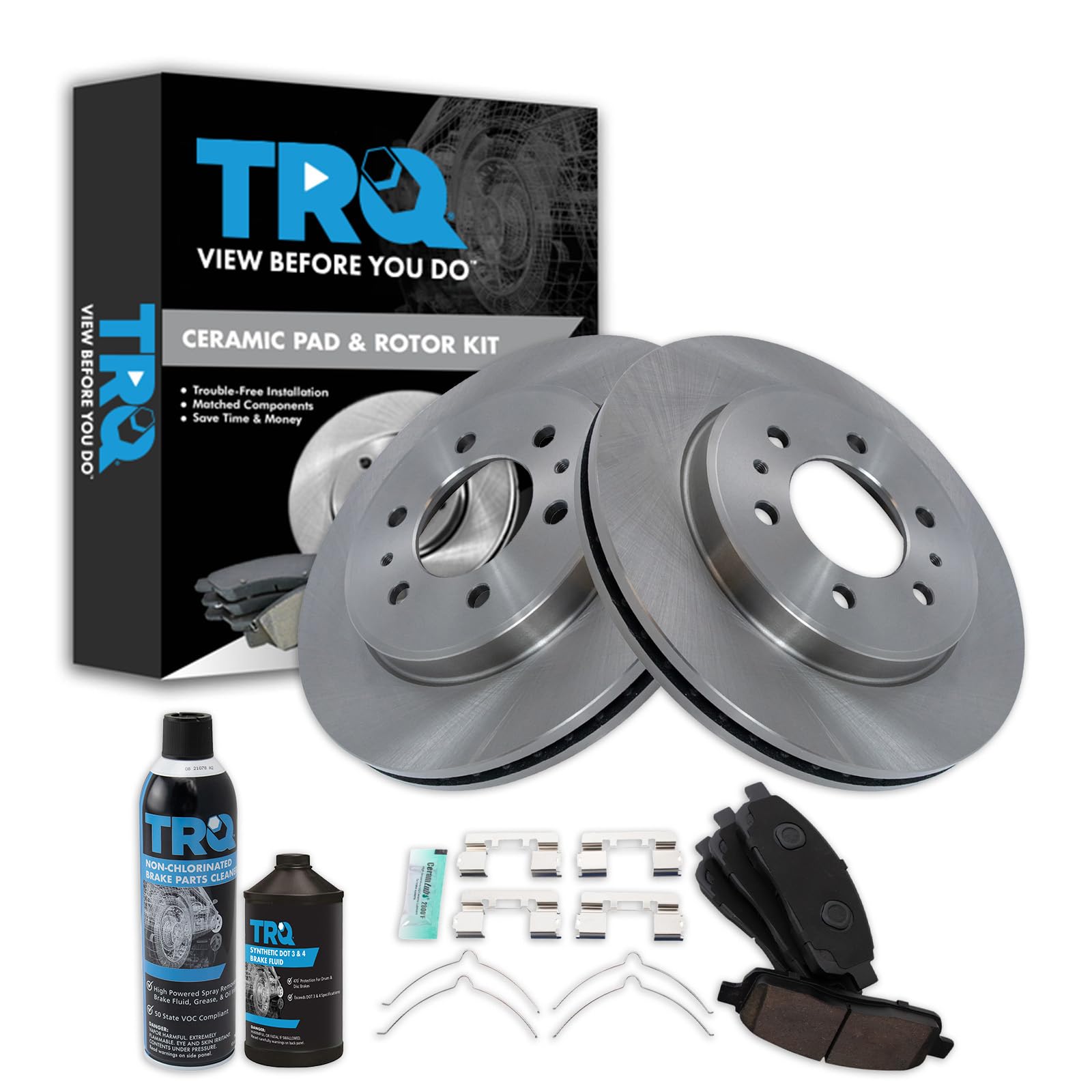Foto 2 pulgar | Kit De Pastillas De Freno Y Rotor Trq Ceramic Para Ford F-150 2009 - Venta Internacional.