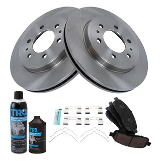 Foto 2 | Kit De Pastillas De Freno Y Rotor Trq Ceramic Para Ford F-150 2009 - Venta Internacional.