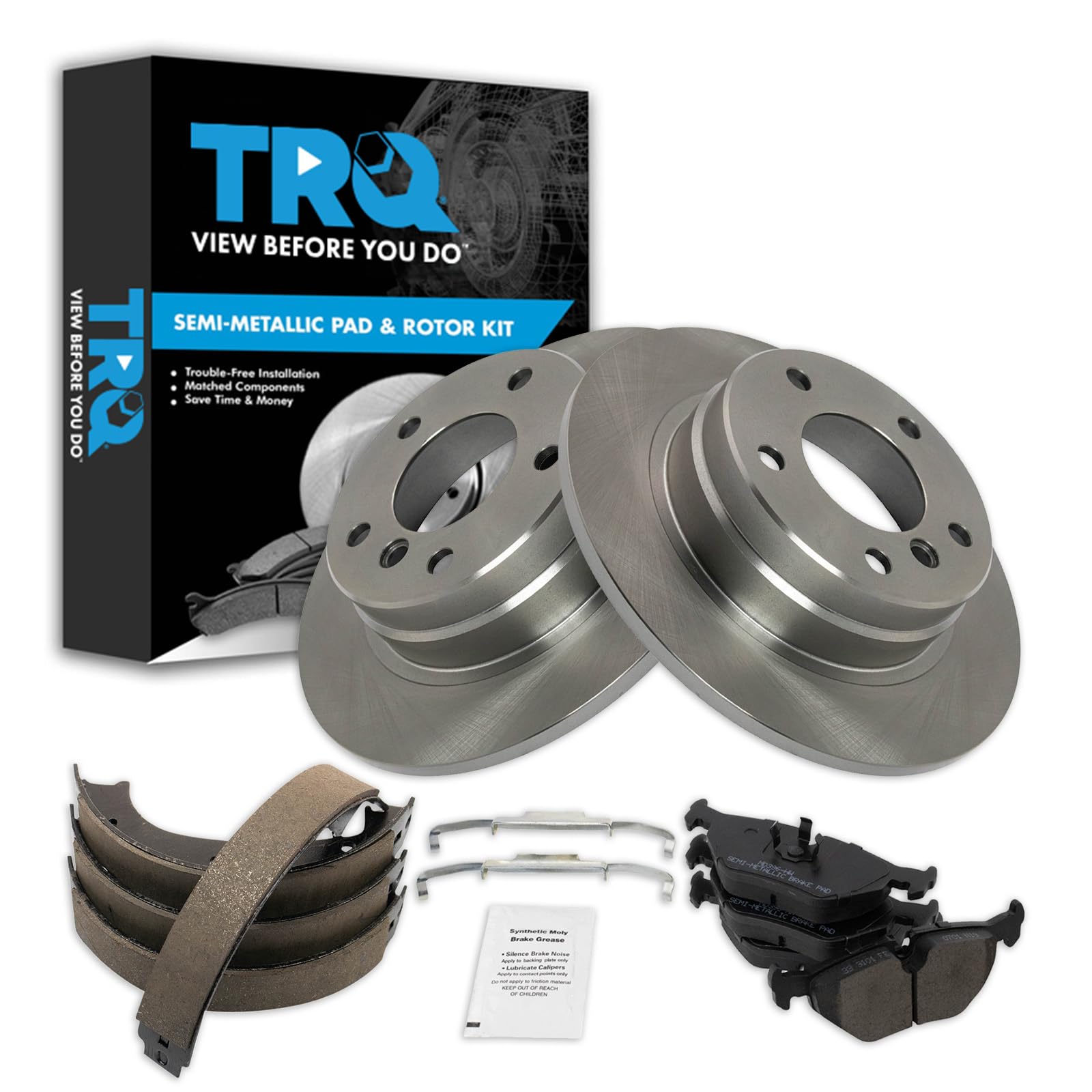 Foto 2 pulgar | Kit De Pastillas De Freno Y Rotor Trq Trasero Compatible Con Bmw 1992-1999 - Venta Internacional.