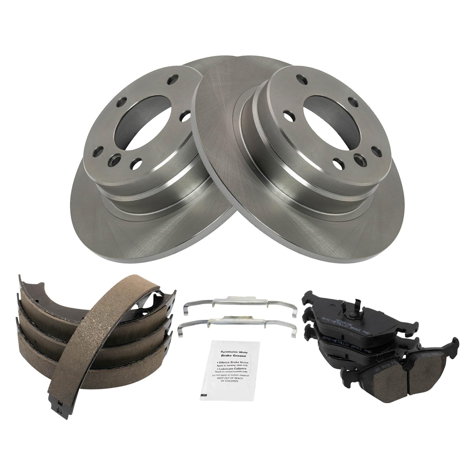 Foto 3 pulgar | Kit De Pastillas De Freno Y Rotor Trq Trasero Compatible Con Bmw 1992-1999 - Venta Internacional.