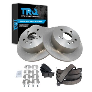 Foto 1 | Kit De Pastillas De Freno Y Rotor Trq Trasero Semimetálico Para Lexus Es300h Es350 Toyota Avalon Camry - Venta Int