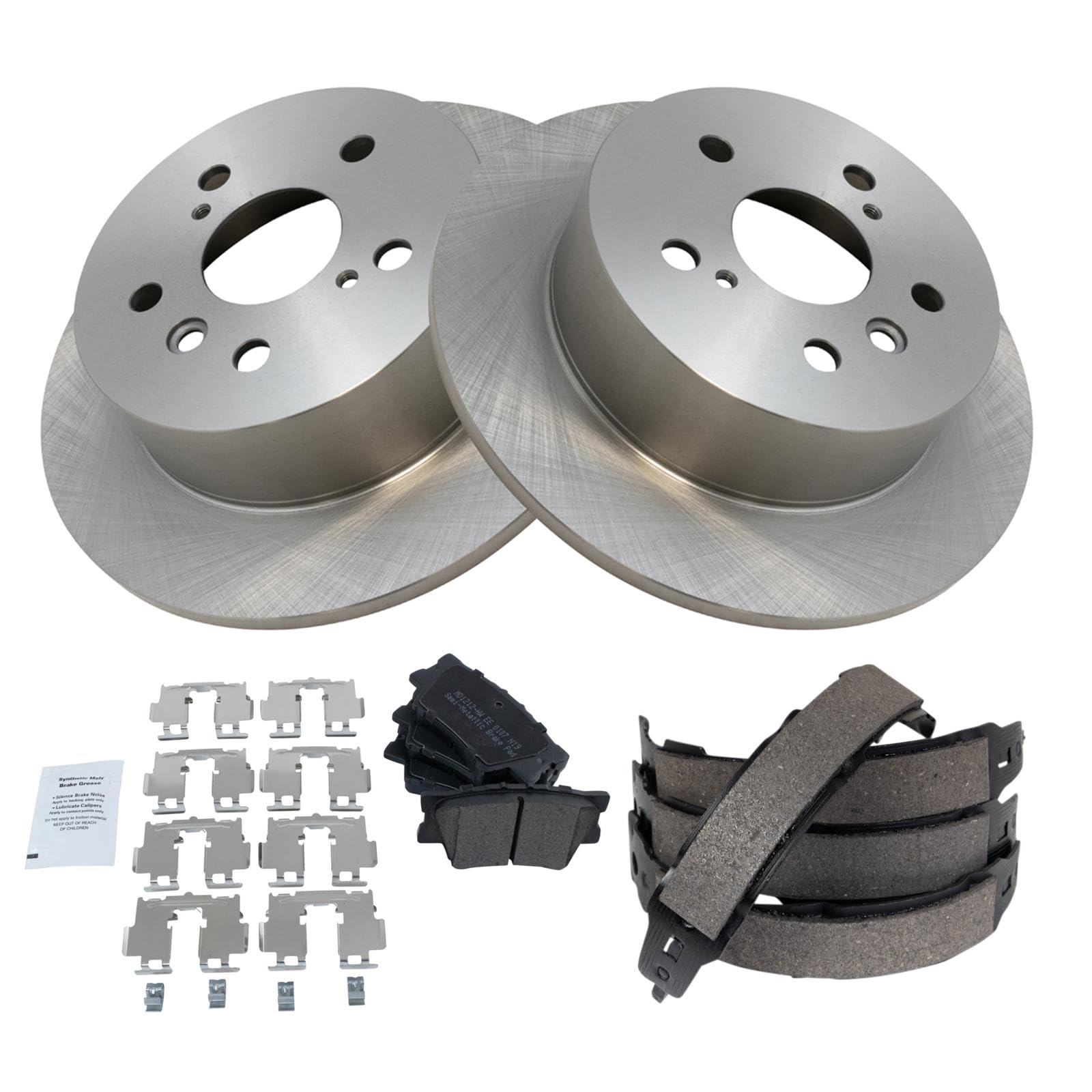 Foto 3 pulgar | Kit De Pastillas De Freno Y Rotor Trq Trasero Semimetálico Para Lexus Es300h Es350 Toyota Avalon Camry - Venta Int