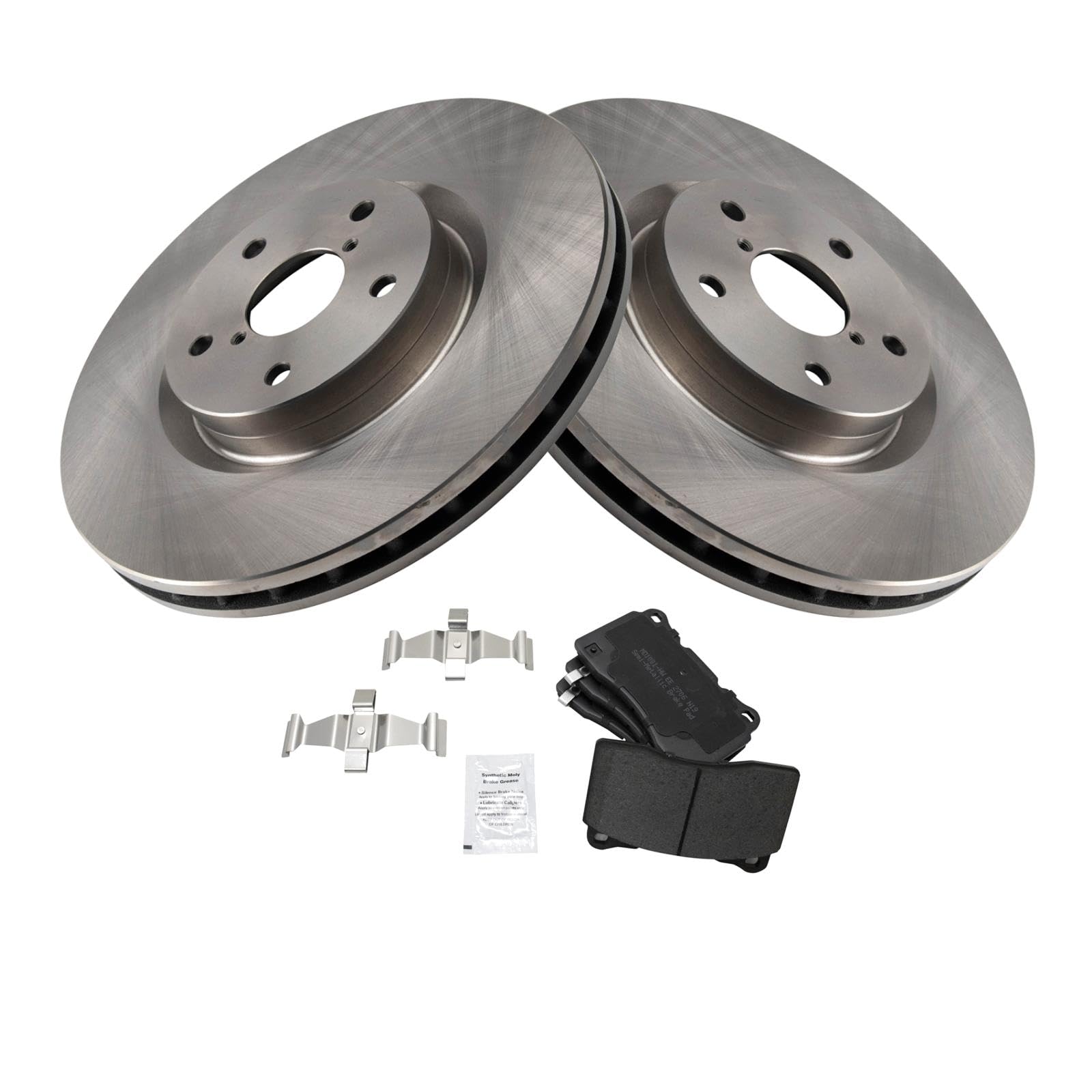 Foto 3 pulgar | Kit De Pastillas De Freno Y Rotor Trq Delantero Semimetálico Para Subaru - Venta Internacional.