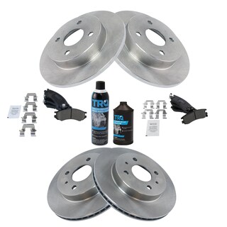 Foto 2 | Kit De Pastillas De Freno Y Rotor Trq Ceramic Para Saturn Sc/sl/sw 91-98 - Venta Internacional.