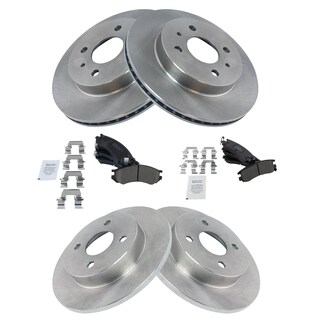 Foto 2 | Kit De Pastillas De Freno Y Rotor Trq Ceramic Para Saturn Sc/sl/sw 91-98 - Venta Internacional.