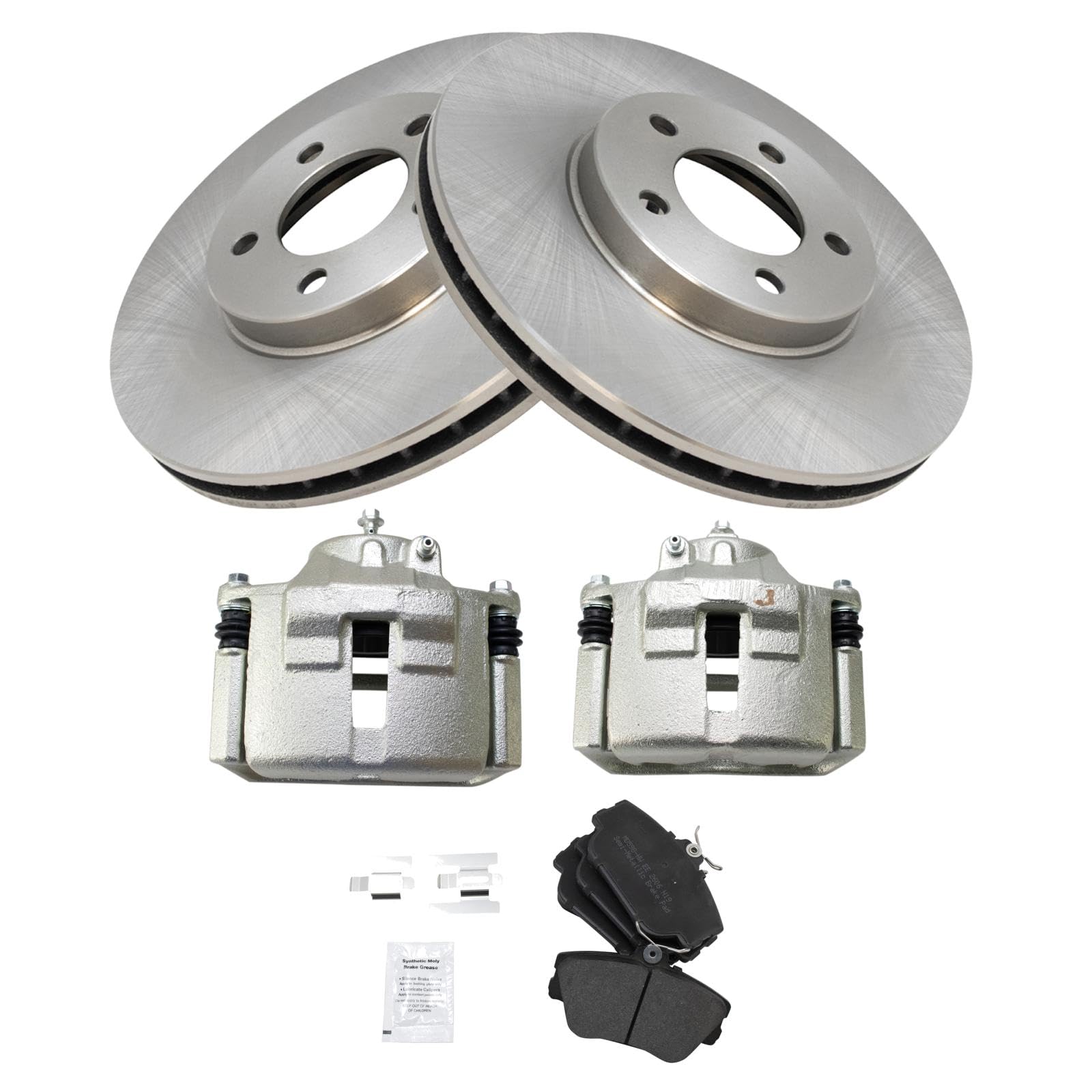 Foto 2 | Kit De Pastillas De Freno Y Rotor Trq Delantero Semimetálico Para Ford Taurus - Venta Internacional.
