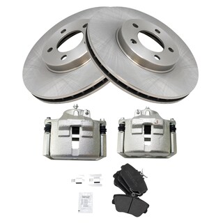 Foto 2 | Kit De Pastillas De Freno Y Rotor Trq Delantero Semimetálico Para Ford Taurus - Venta Internacional.