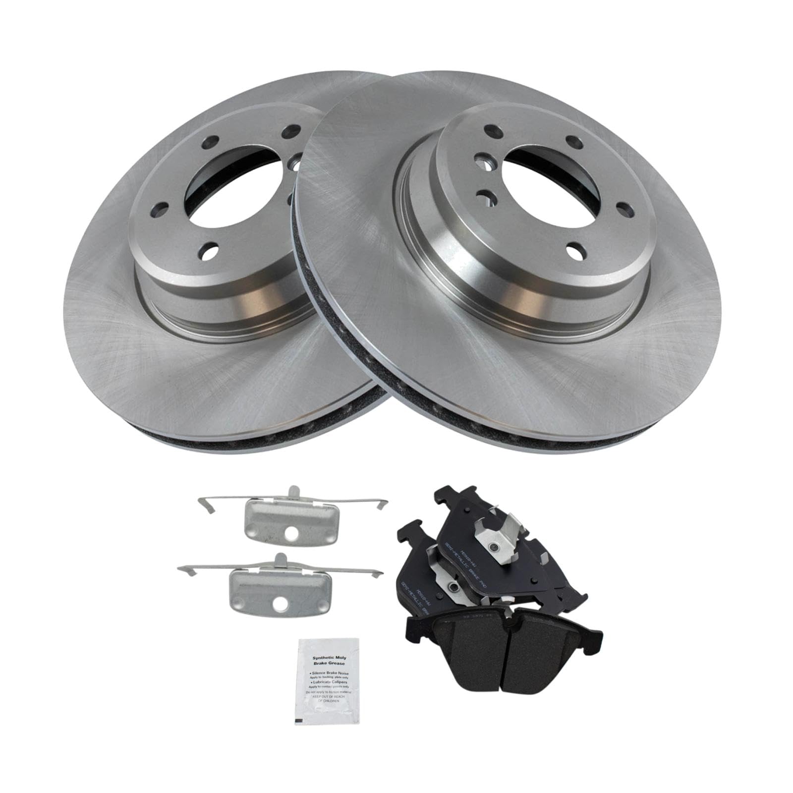 Foto 3 pulgar | Kit De Pastillas De Freno Y Rotor Trq Delantero Semimetálico Para Bmw 335d 335i - Venta Internacional.
