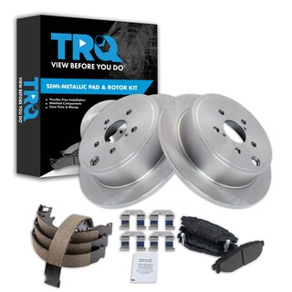 Foto 1 | Kit De Pastillas De Freno Y Rotor Trasero Trq Semimetálico Para Subaru - Venta Internacional.