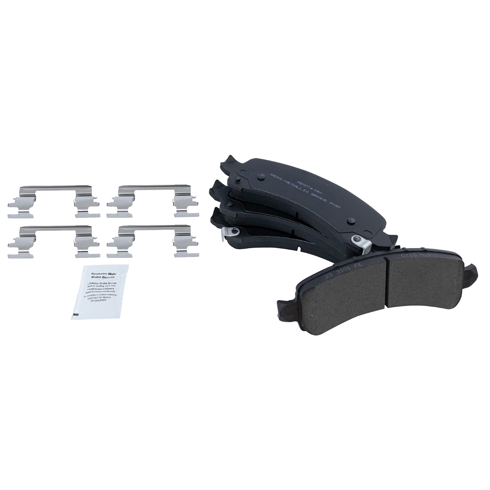 Foto 5 pulgar | Kit De Pastillas De Freno Y Rotor Trq Trasero Semimetálico Para Chevrolet 3500 - Venta Internacional.