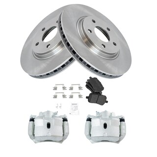 Foto 2 | Kit De Pastillas De Freno Y Rotor Trq Delantero Semimetálico Para Chevrolet Malibu - Venta Internacional.