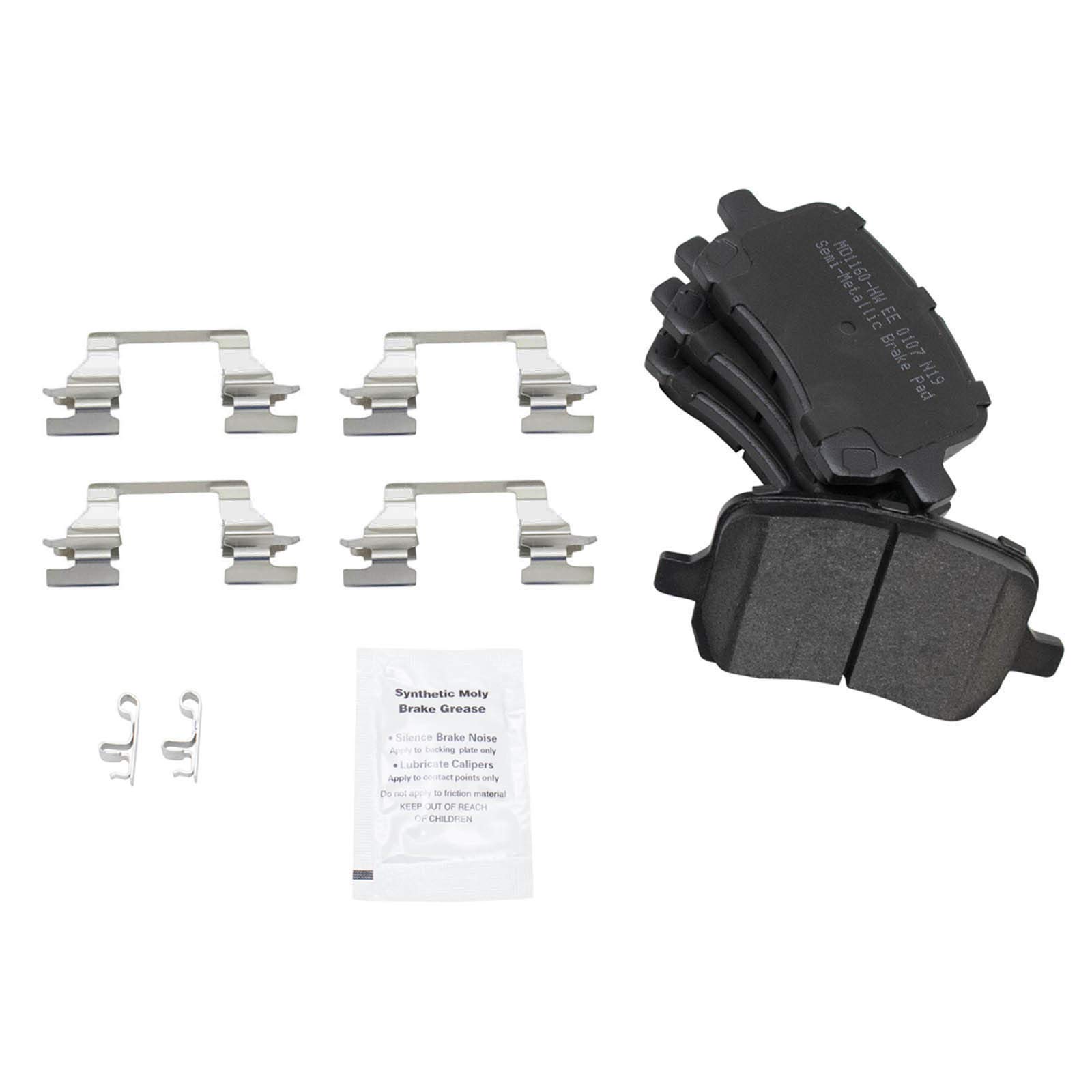 Foto 4 pulgar | Kit De Pastillas De Freno Y Rotor Trq Delantero Semimetálico Para Chevrolet Malibu - Venta Internacional.