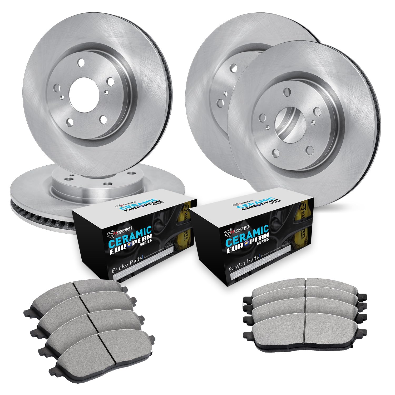 Kit De Frenos R1 Concepts Delantero Y Trasero Para Audi A8 Q8 Q7 - Venta Internacional.