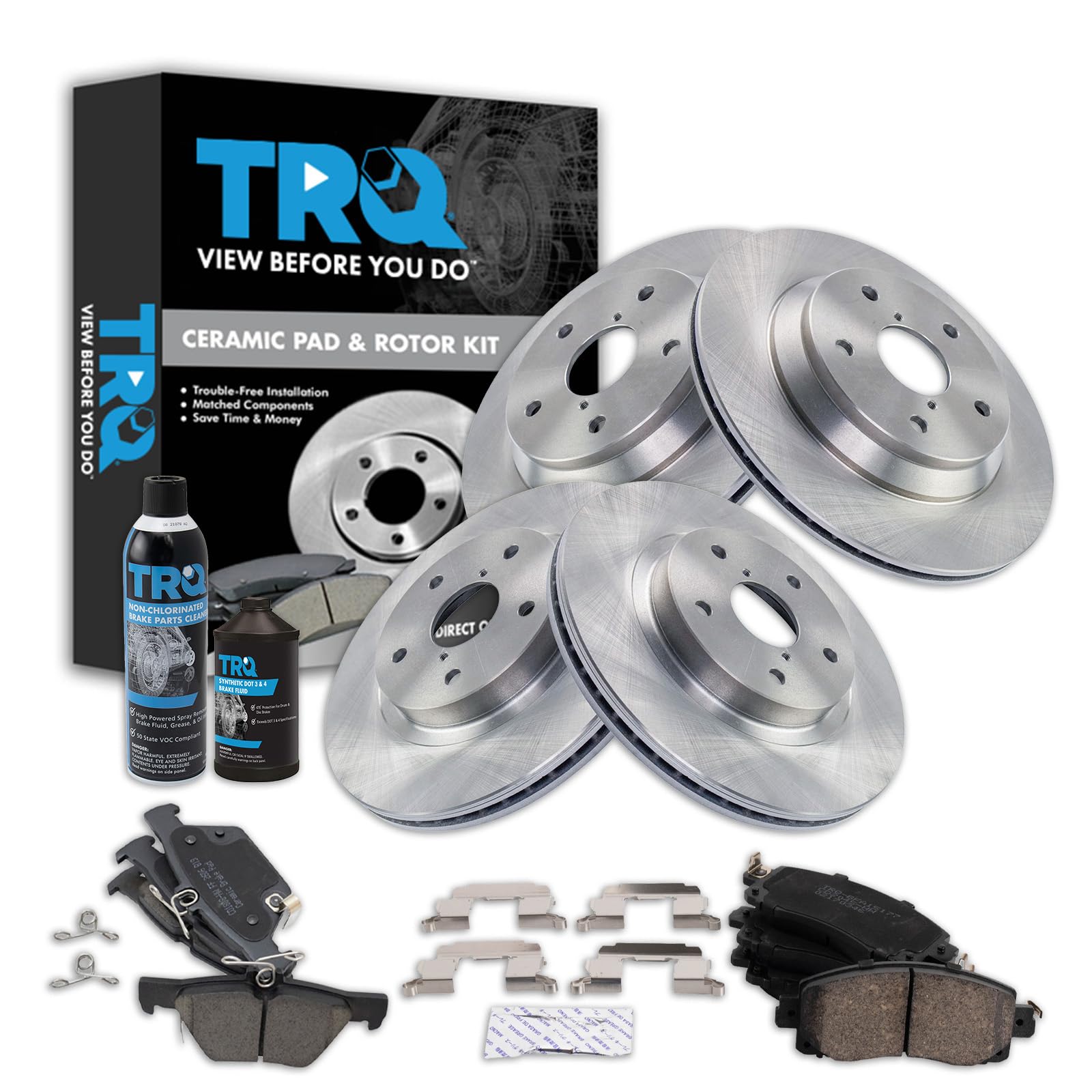 Foto 1 | Kit De Pastillas De Freno Y Rotor Trq Ceramic Para Subaru Forester - Venta Internacional.