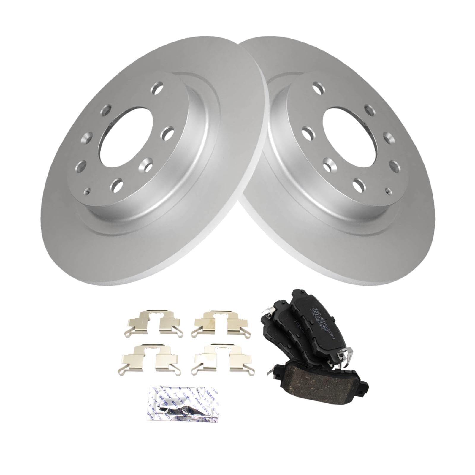 Foto 2 | Kit De Pastillas De Freno Y Rotor Trasero Trq Compatible Con Mazda Cx-3 2016-2018 - Venta Internacional.