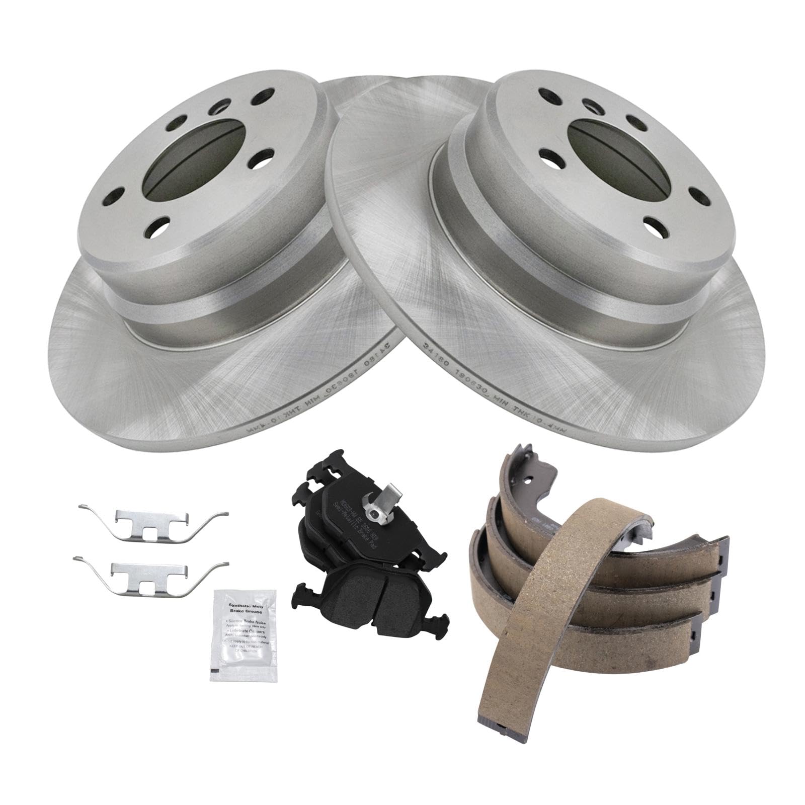 Foto 3 pulgar | Kit De Pastillas De Freno Y Rotor Trq Trasero Semimetálico Para Bmw X5 2000-2006 - Venta Internacional.