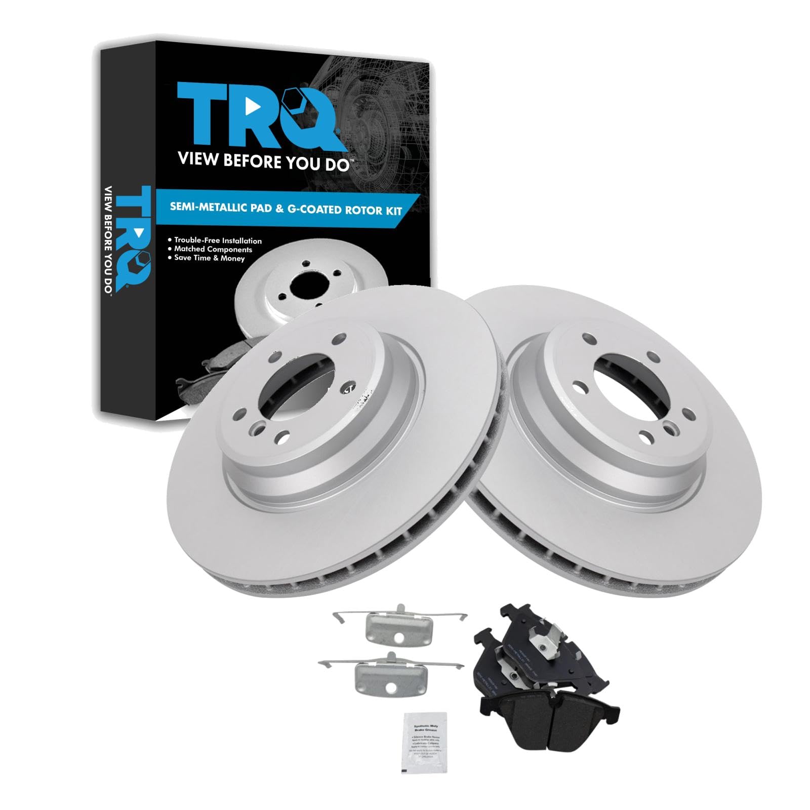 Foto 2 pulgar | Kit De Pastillas De Freno Y Rotor Trq Compatible Con Bmw 07-15 - Venta Internacional.