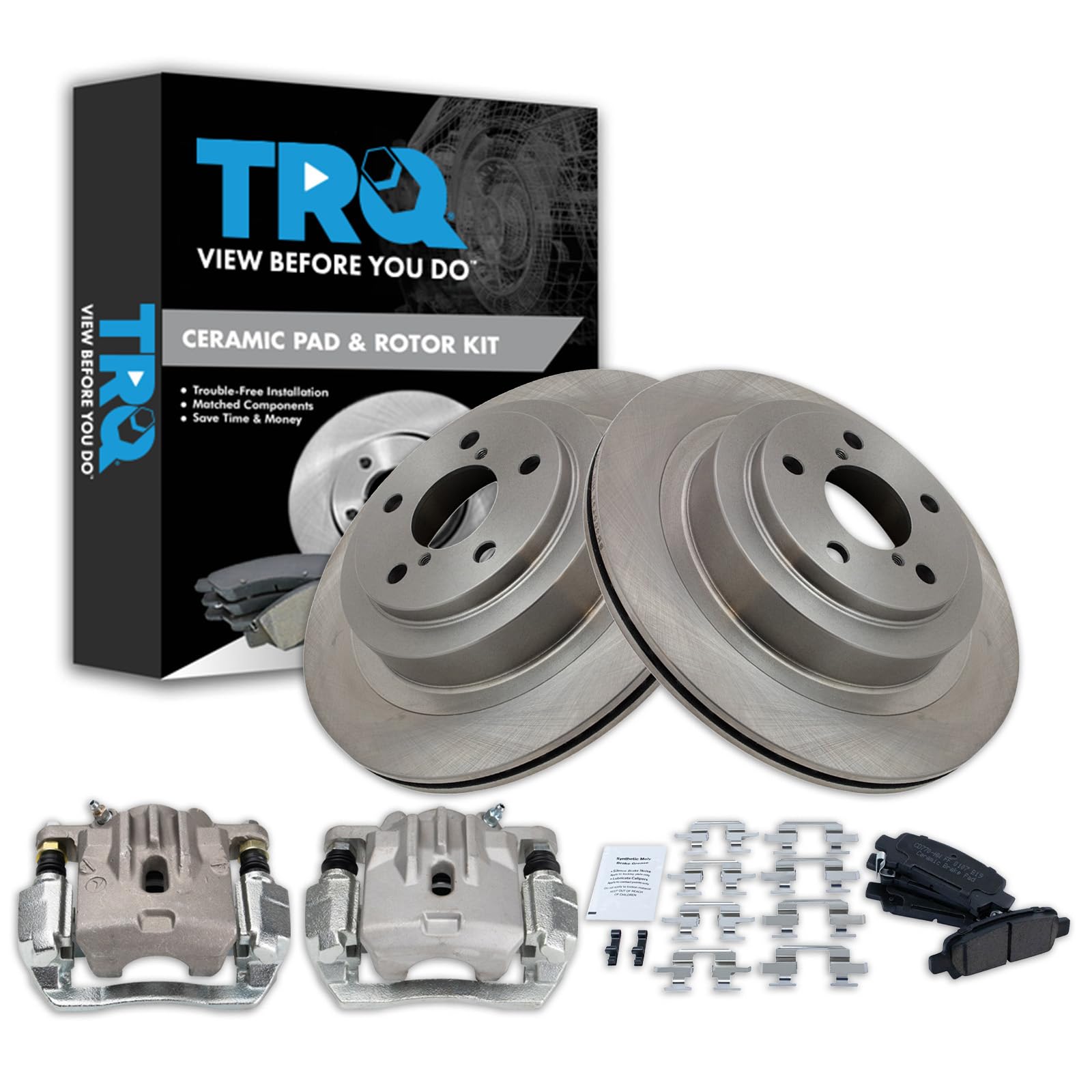 Foto 2 pulgar | Kit De Pastillas De Freno Y Rotor Trq Ceramic Para Subaru Legacy 2009 - Venta Internacional.