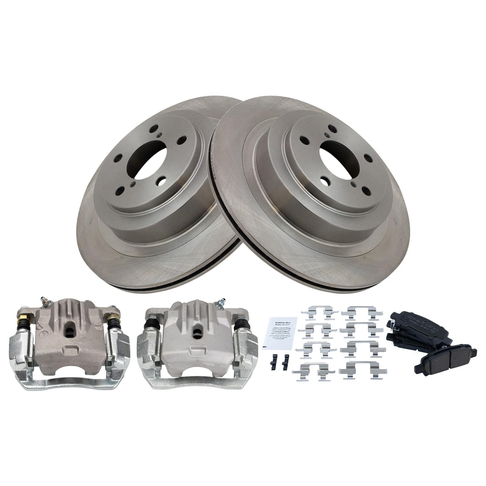 Foto 3 pulgar | Kit De Pastillas De Freno Y Rotor Trq Ceramic Para Subaru Legacy 2009 - Venta Internacional.