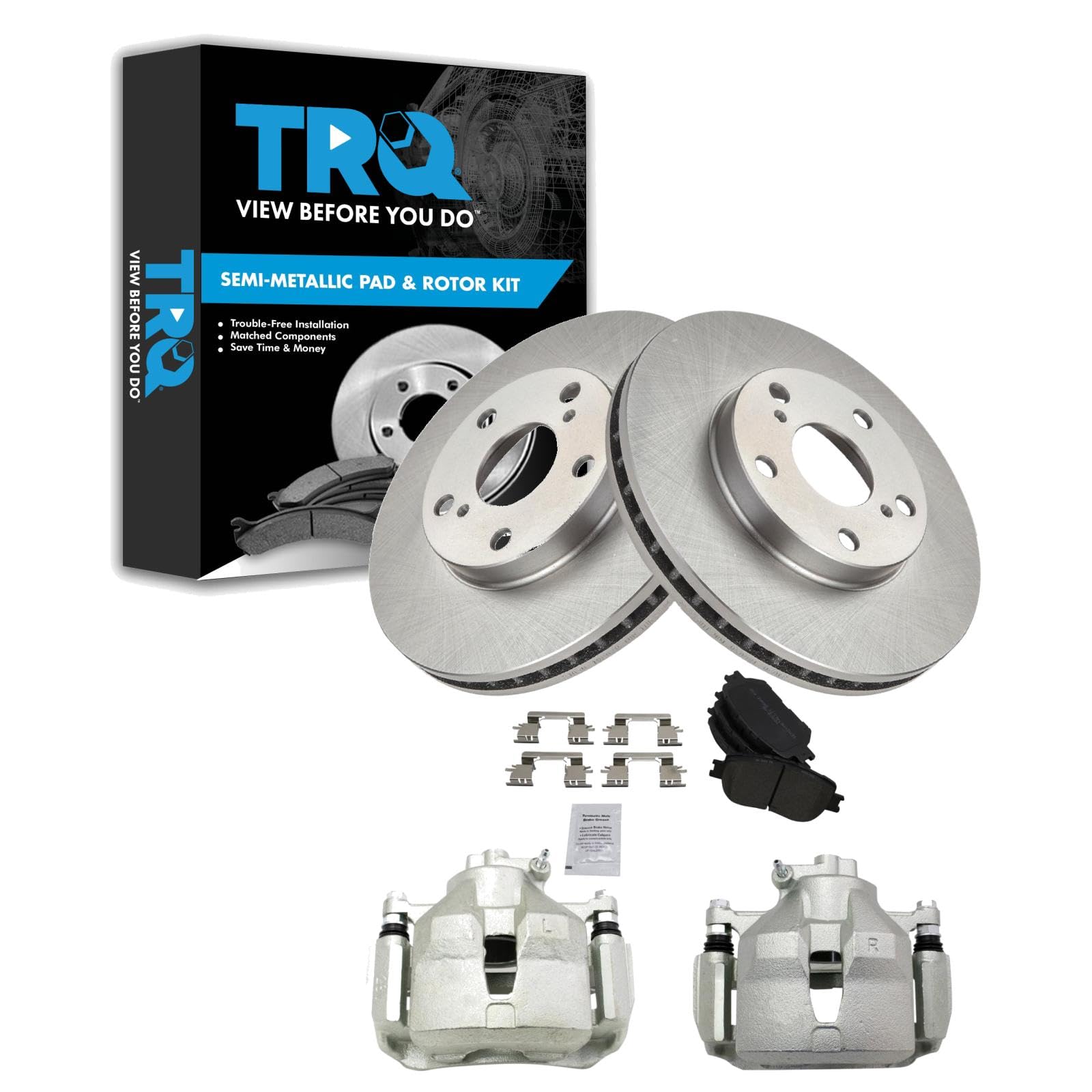 Foto 2 pulgar | Kit De Pastillas De Freno Y Rotor Trq Compatible Con Toyota Camry - Venta Internacional.