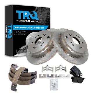 Foto 1 | Kit De Pastillas Y Rotor De Freno Trq Trasero Semimetálico Para Acura Rdx 07-12 - Venta Internacional.