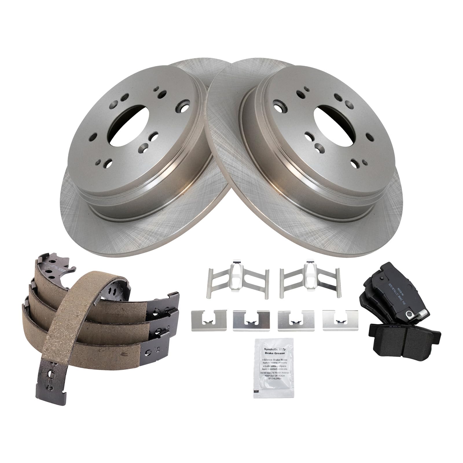 Foto 3 pulgar | Kit De Pastillas Y Rotor De Freno Trq Trasero Semimetálico Para Acura Rdx 07-12 - Venta Internacional.