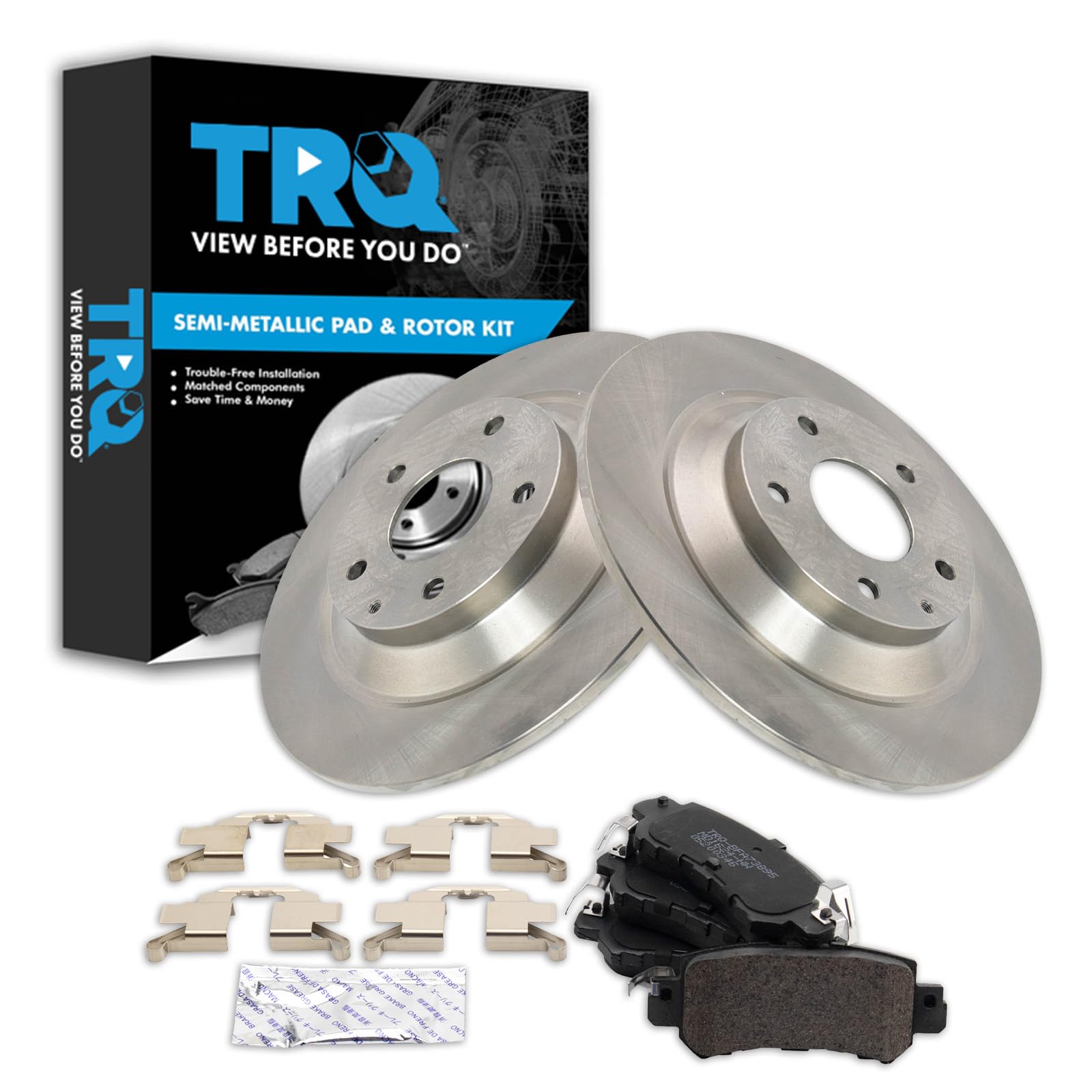 Foto 2 pulgar | Kit De Pastillas De Freno Y Rotor Trq Trasero Semimetálico Para Mazda Cx-5 - Venta Internacional.