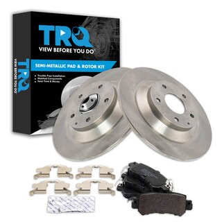 Foto 1 | Kit De Pastillas De Freno Y Rotor Trq Trasero Semimetálico Para Mazda Cx-5 - Venta Internacional.