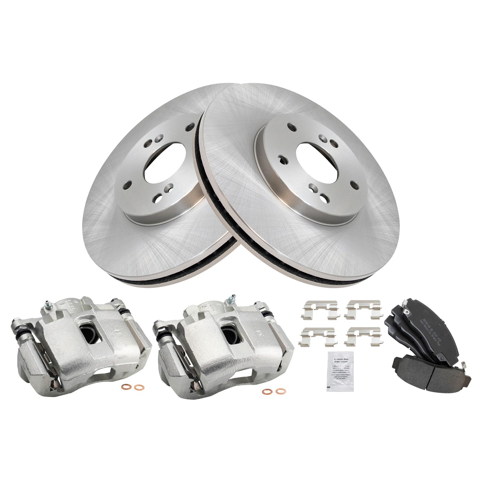 Foto 3 pulgar | Kit De Pastillas Y Rotor De Freno Trq Semimetálico Delantero Acura Cl Tl - Venta Internacional.